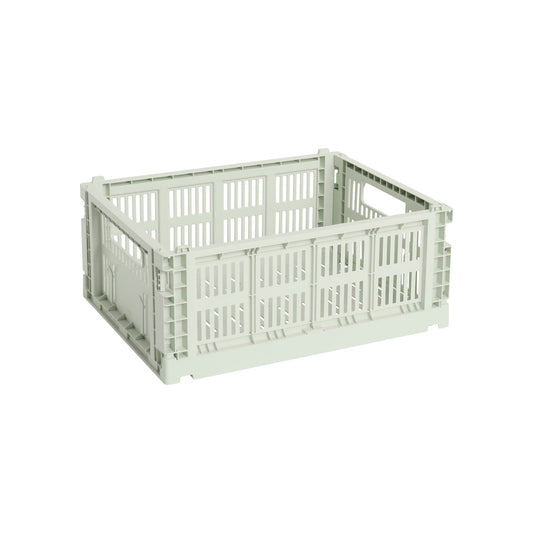 Colour Crate, M, recycled plastic, mint