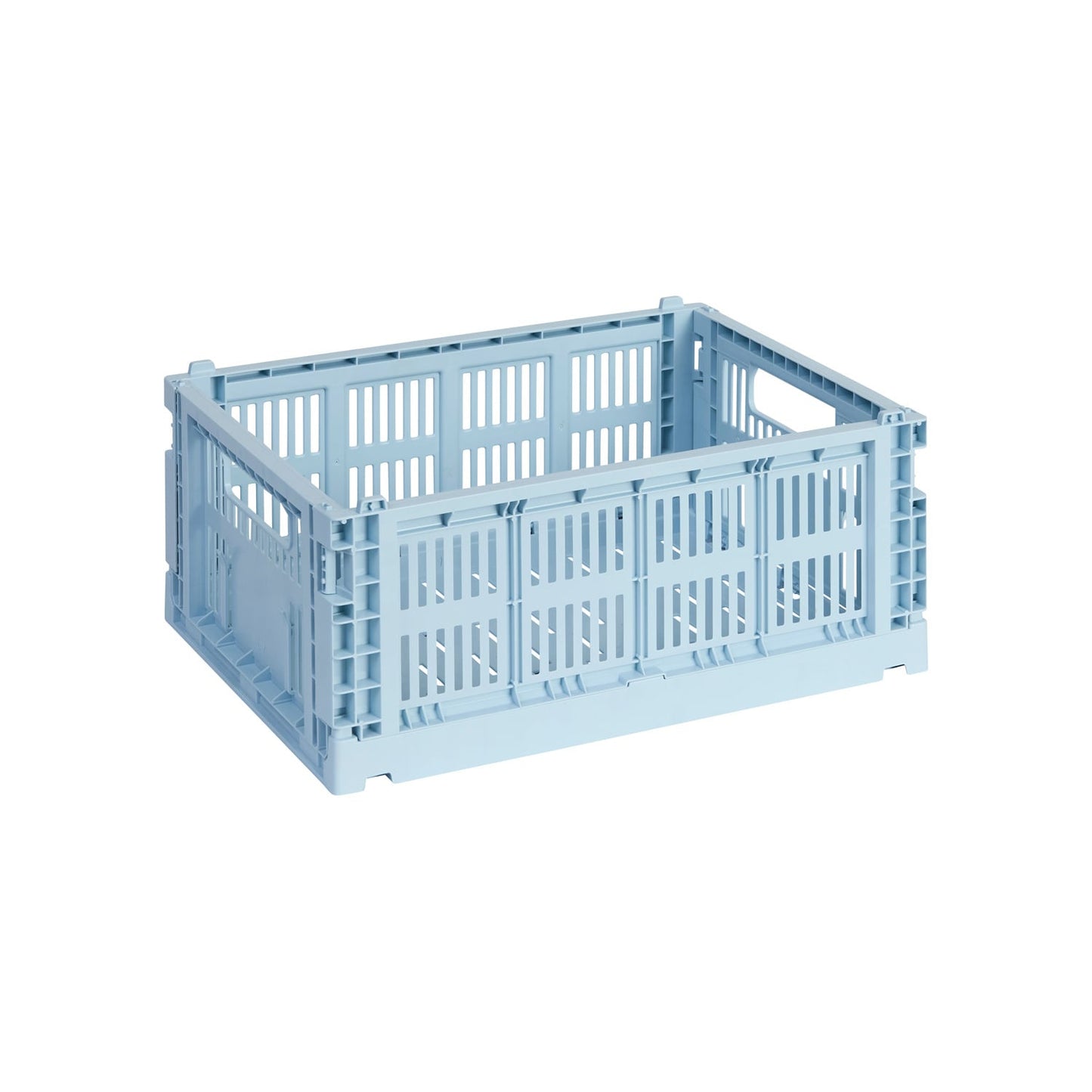 Colour Crate, M, recycled plastic, soft blue