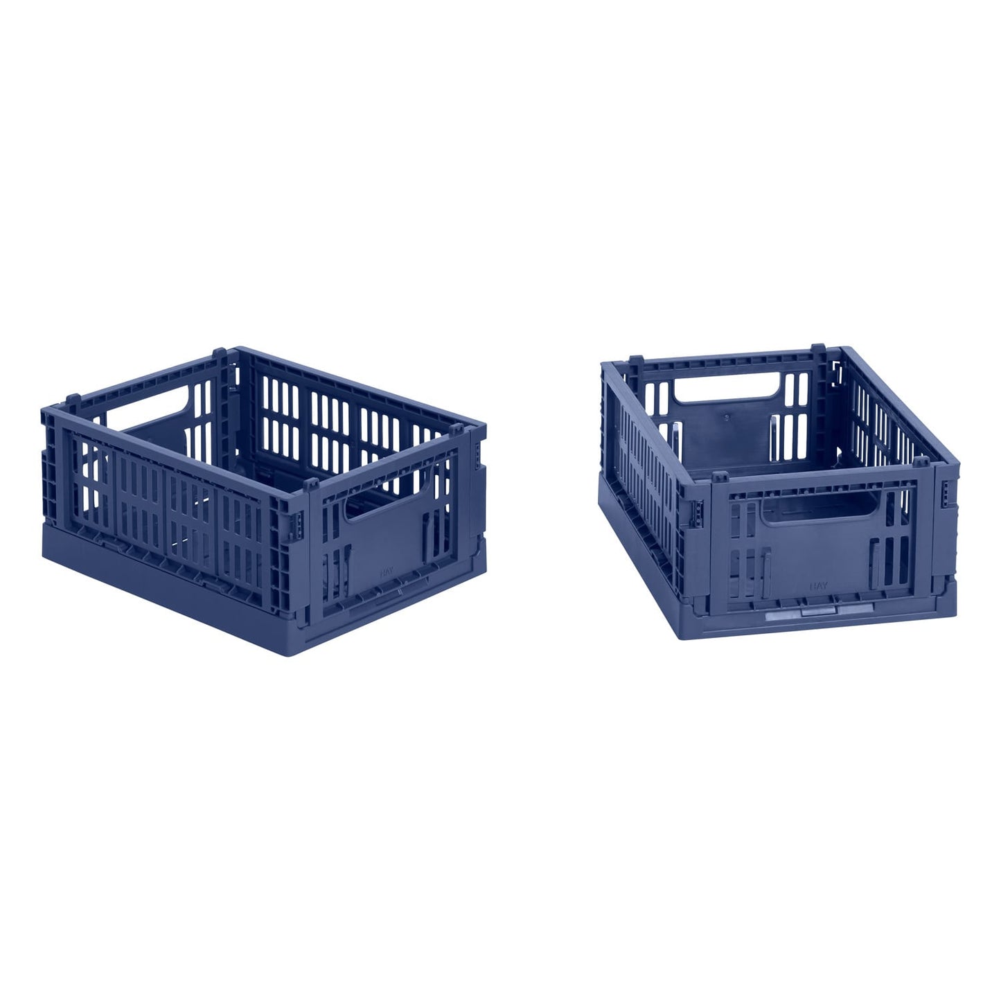 Colour Crate Mini, recycled plastic, 2 pcs, dark blue