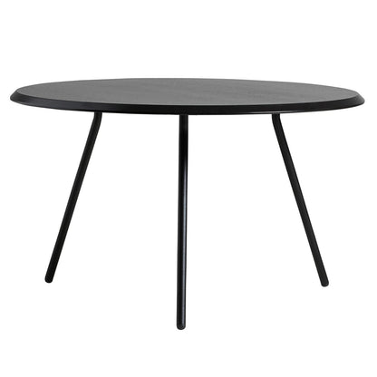 Soround coffee table, 75 cm, h. 44,5 cm, black painted ash