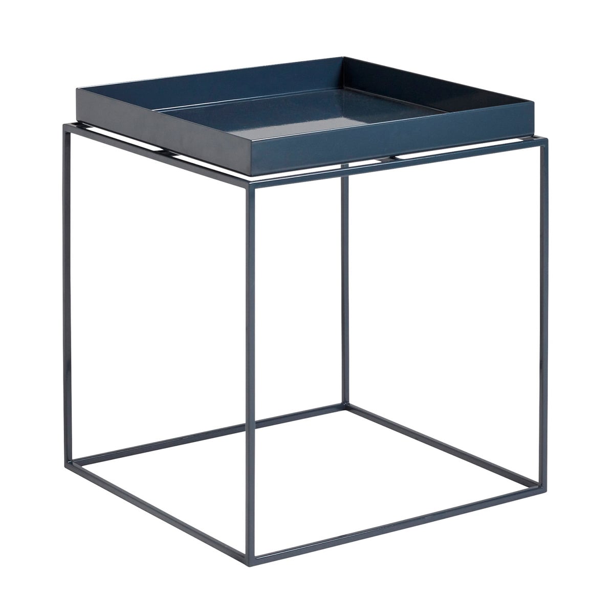 Tray table medium square, deep blue