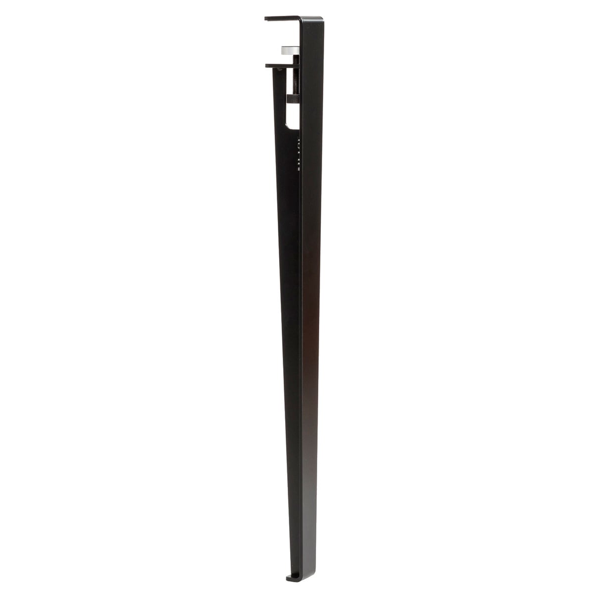 Table and desk leg 75 cm, 1 piece, graphite black