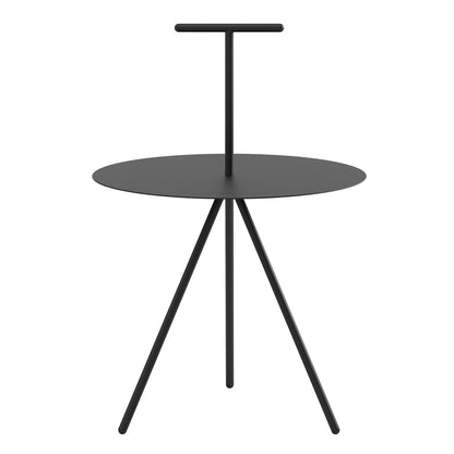 Trino table, black - steel handle
