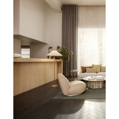 Tynell Collection 9602 Floor Lamp Canvas Shade