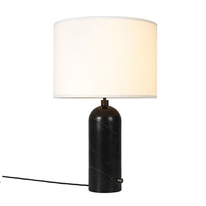 Gravity Table Lamp Large Dark Mesh Steel Black/ Canvas