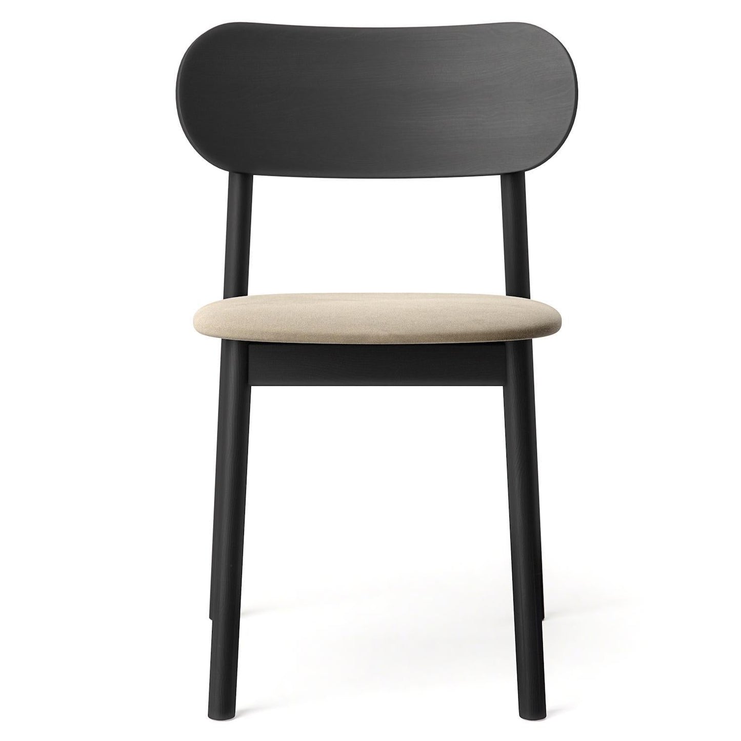 Decotique Elephant Dining Chair Black/Beige Velvet