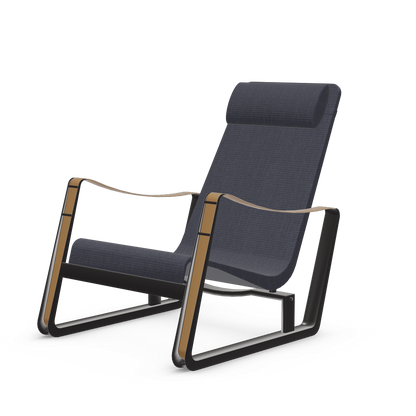 Cite Lounge Chair (deep black powder-coated (smooth)) by Vitra