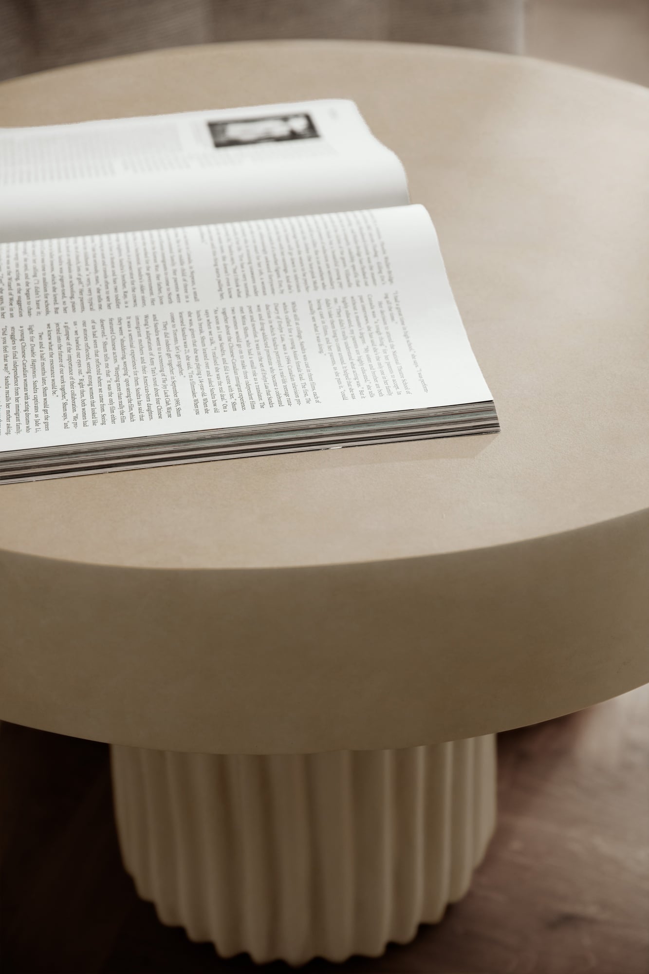 Gear coffee table, 37 x 70 cm, chai