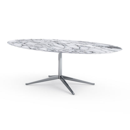 Florence Knoll Table Desk - Oval Marble Writing Desk 244x137