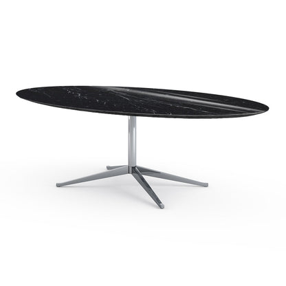 Florence Knoll Table Desk - Oval Marble Writing Desk 244x137