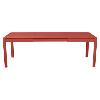 RIBAMBELLE TABLE WITH 2 EXTENSIONS 149/234 X 100 CM by Fermob #CAPUCINE