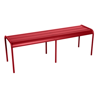 Luxembourg 3/4-Seater Bench by Fermob #POPPY