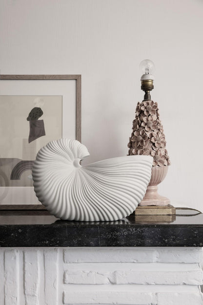 Ferm Living Shell Pot Pale White