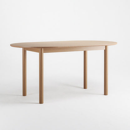 Department Wood Dining Table 90x160 cm Oak