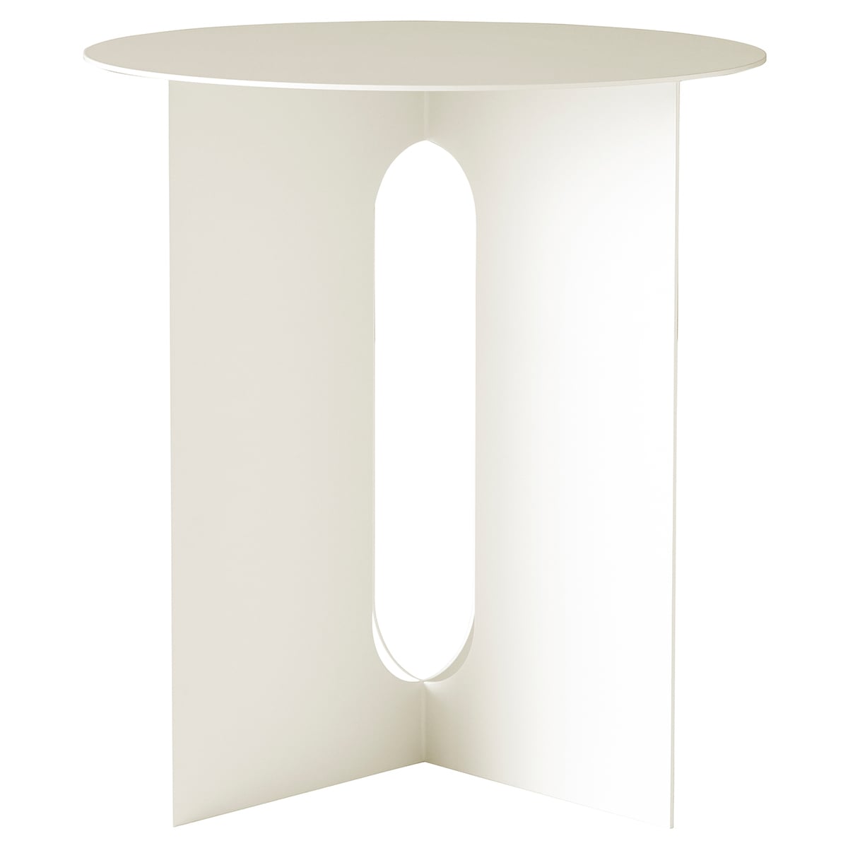 Androgyne side table, 40 cm, white