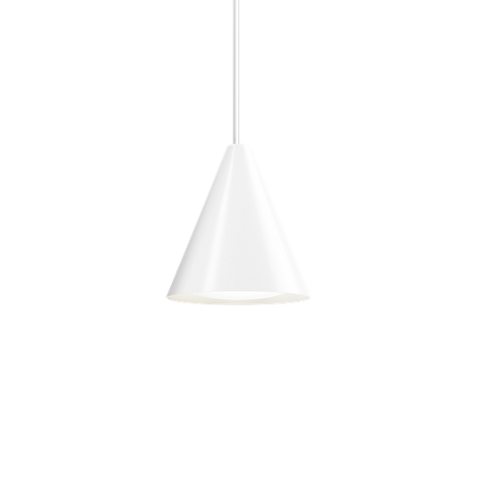 Keglen 250 Interior suspended Lamp by Louis Poulsen #White