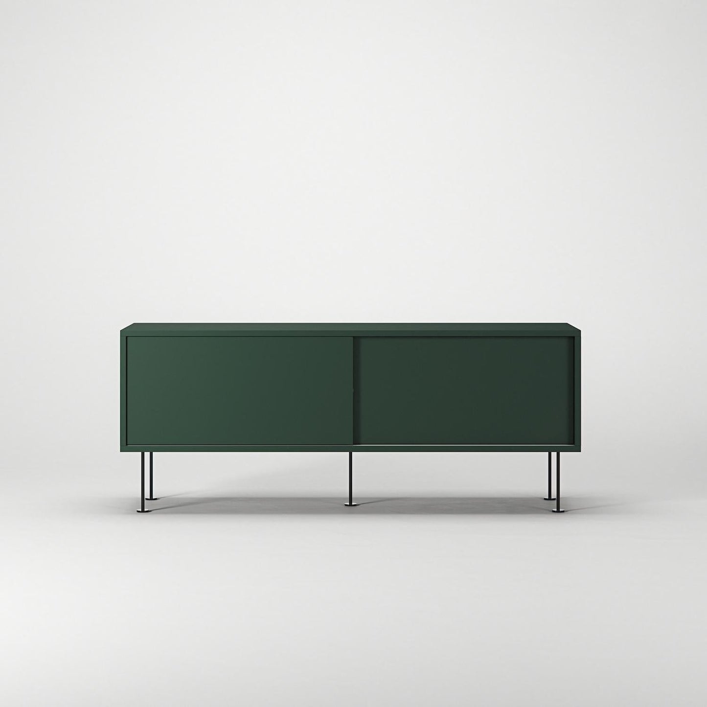 Decotique Vogue TV Bench with Legs 136 Green/Black