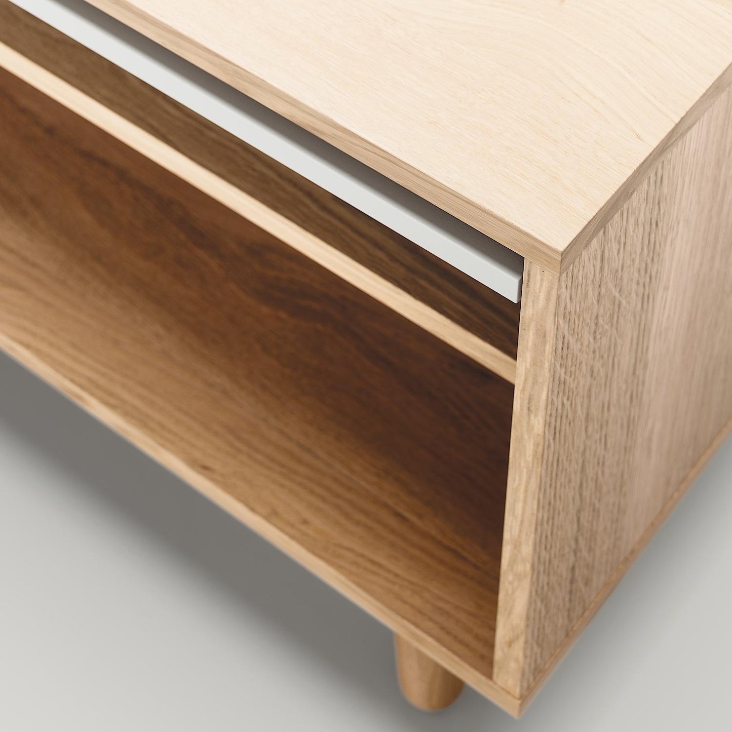 Department Ray TV Bench 100 cm Oak/White