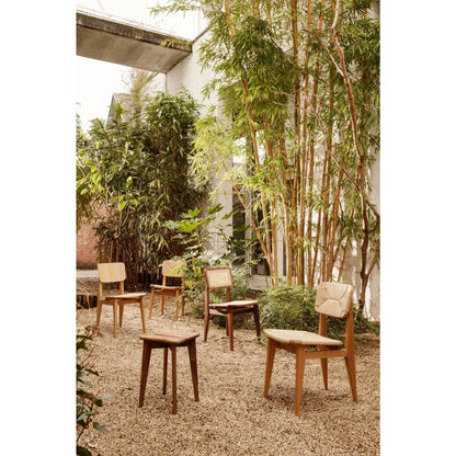 C-Chair Dining Chair Paper String/Oil Oak