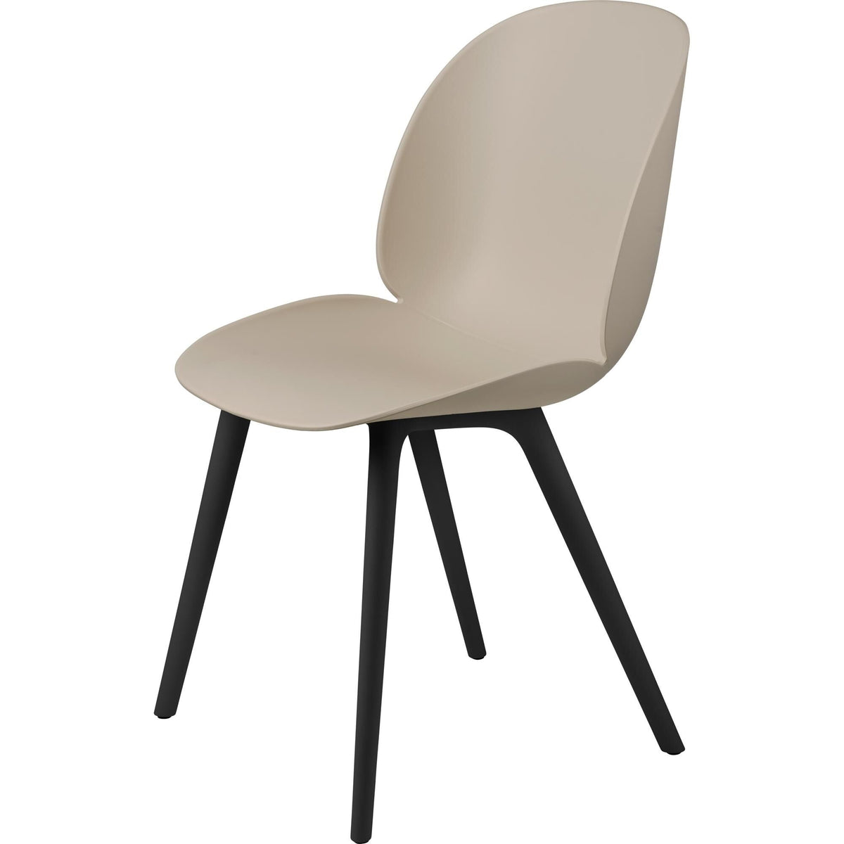 Beetle Dining Chair Black Plastic Base