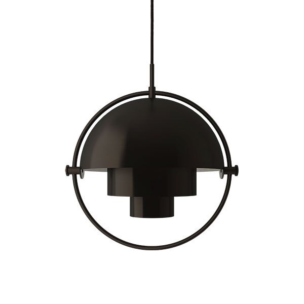 Multi-Lite Pendant Brass & Blue