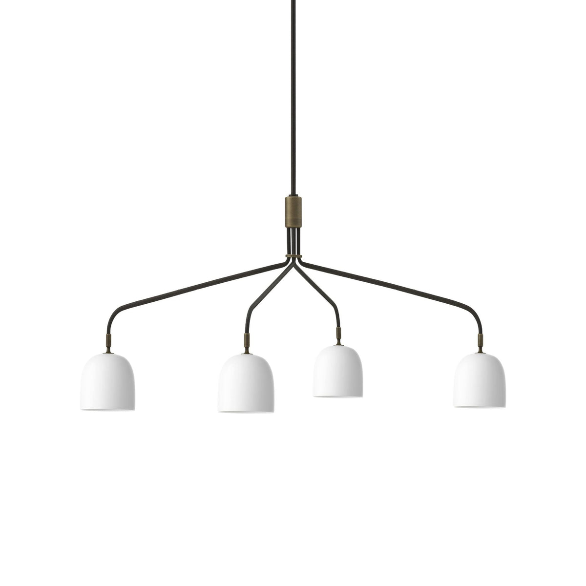 Howard Chandelier 4 Arm Short Bone China