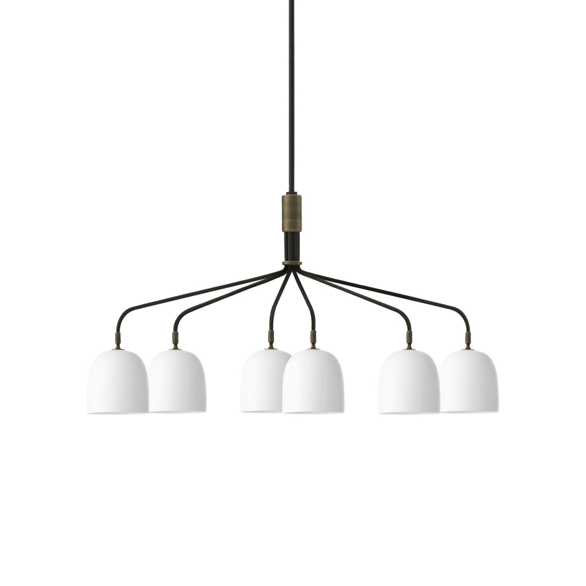 Howard Chandelier 6 Arm Bone China