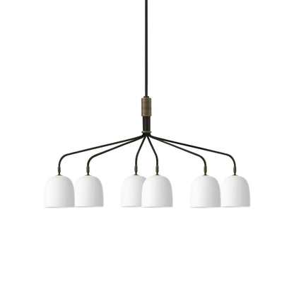 Howard Chandelier 6 Arm Bone China
