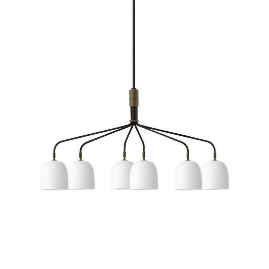 Howard Chandelier 6 Arm Bone China
