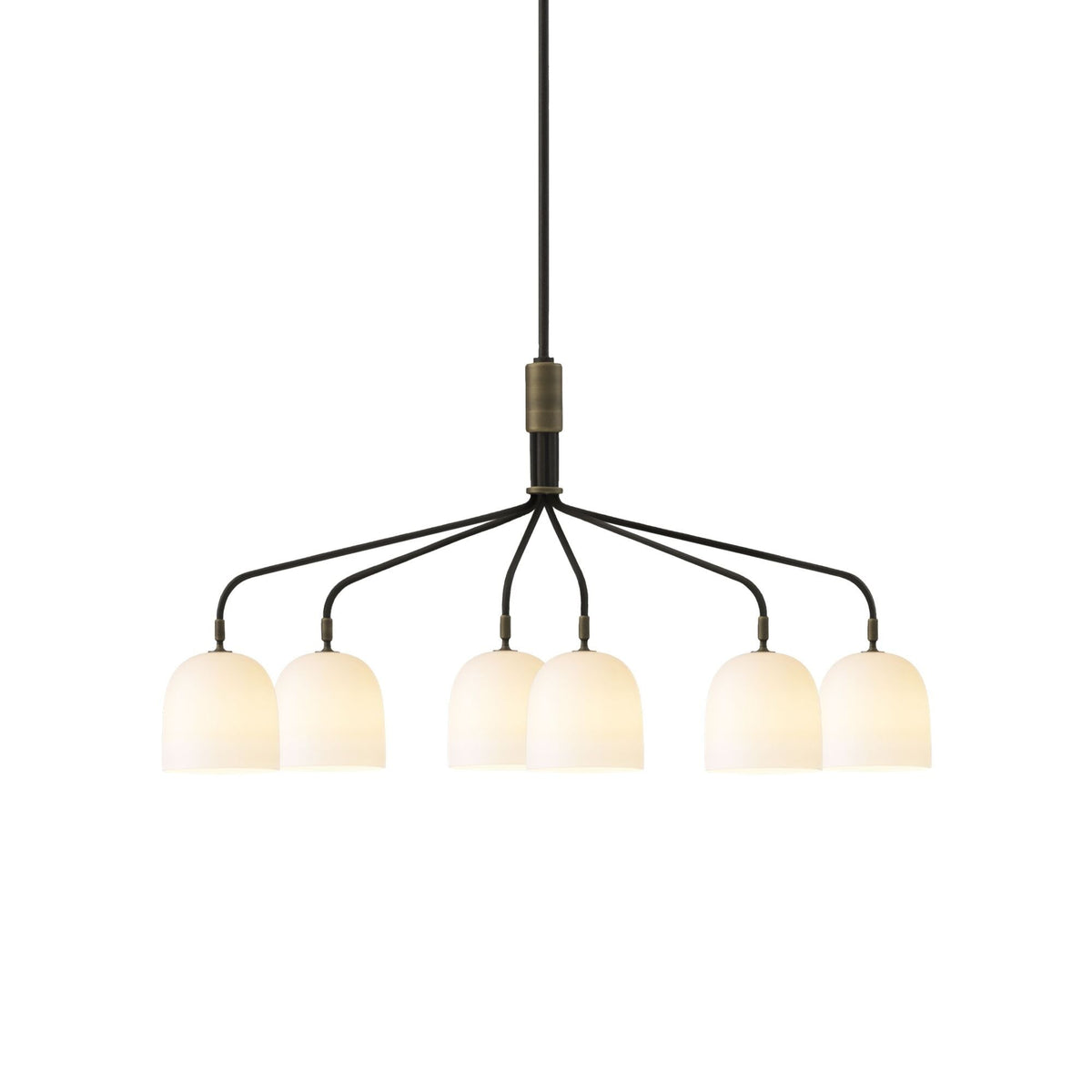 Howard Chandelier 6 Arm Bone China