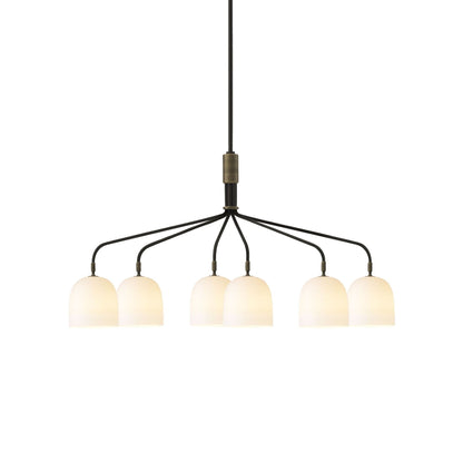 Howard Chandelier 6 Arm Bone China