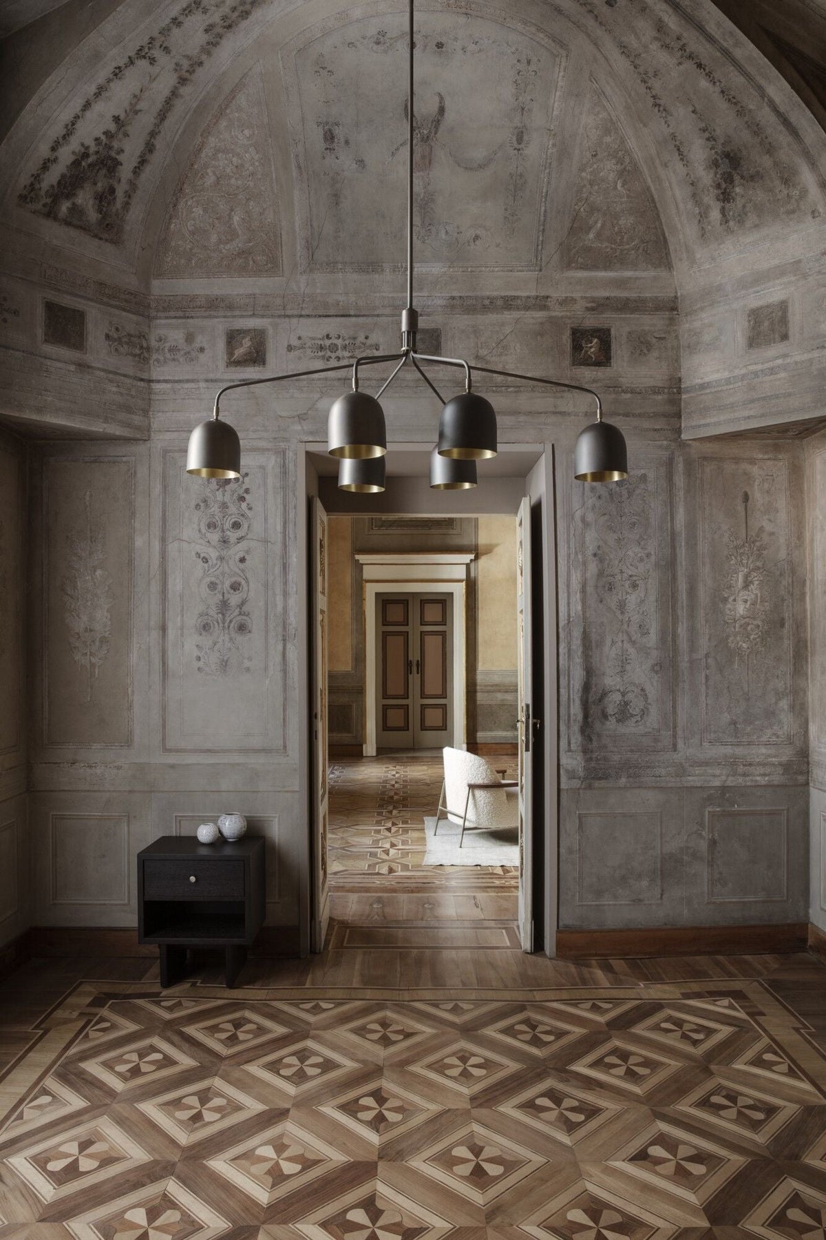 Howard Chandelier 6 Arm Gunmetal