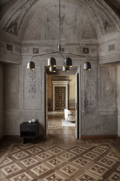 Howard Chandelier 6 Arm Gunmetal