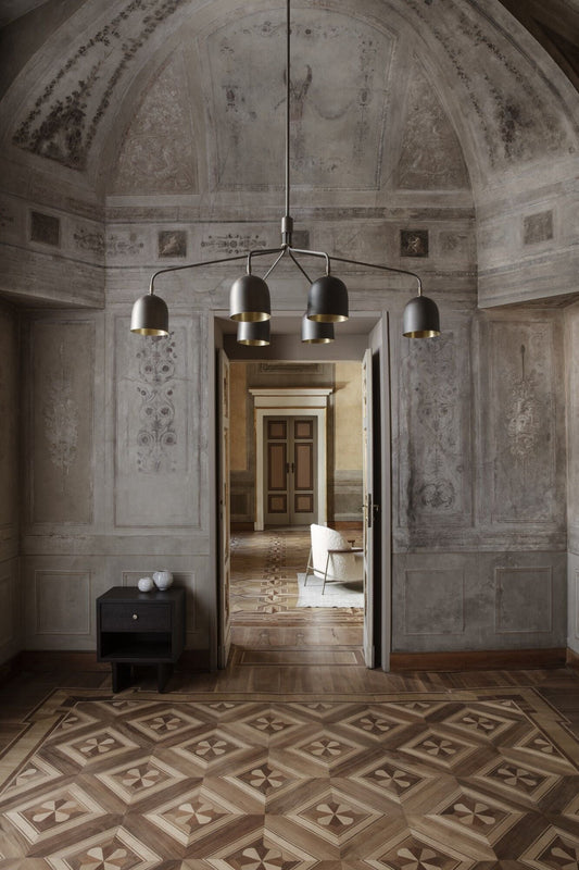 Howard Chandelier 6 Arm Gunmetal