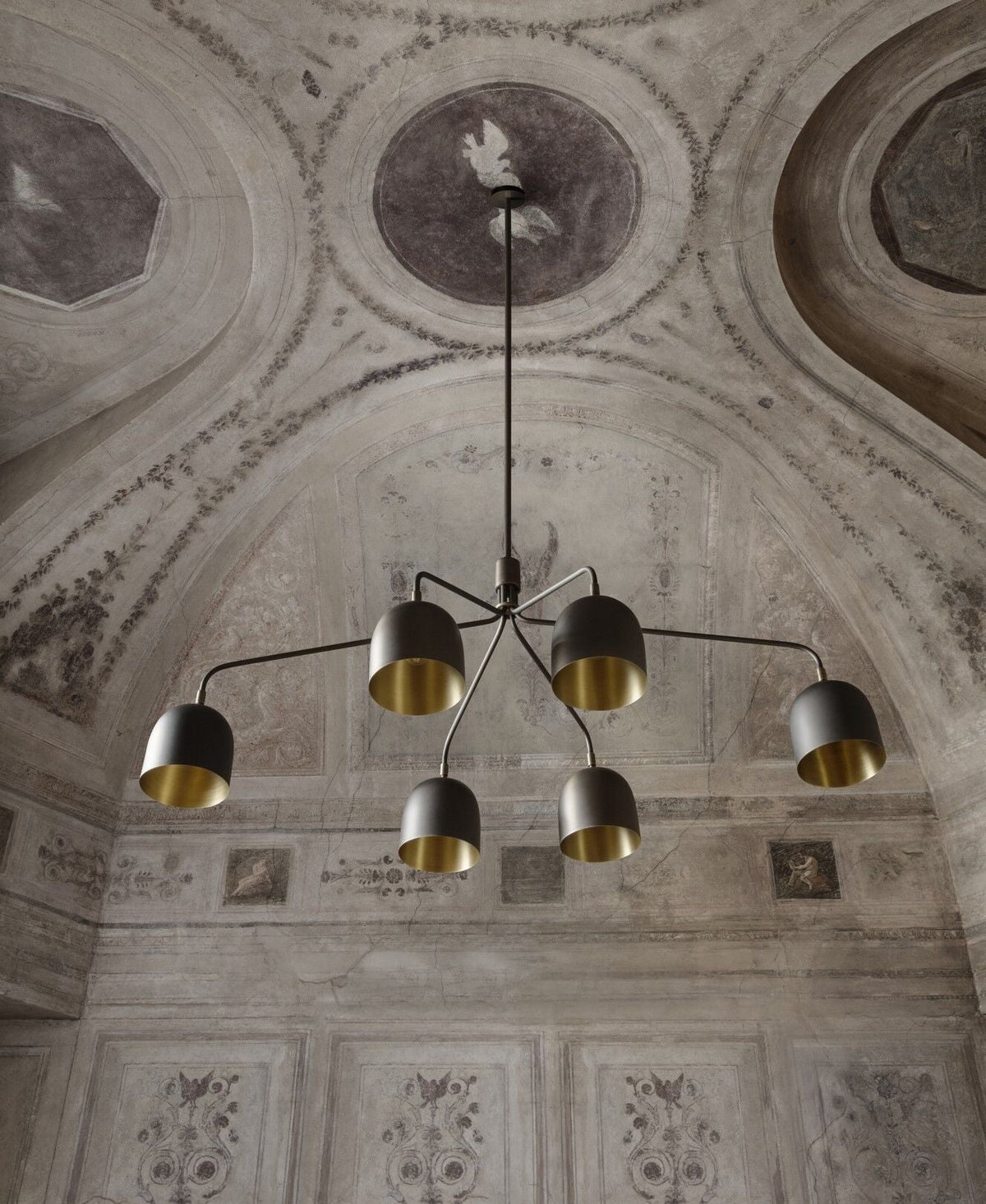 Howard Chandelier 6 Arm Gunmetal