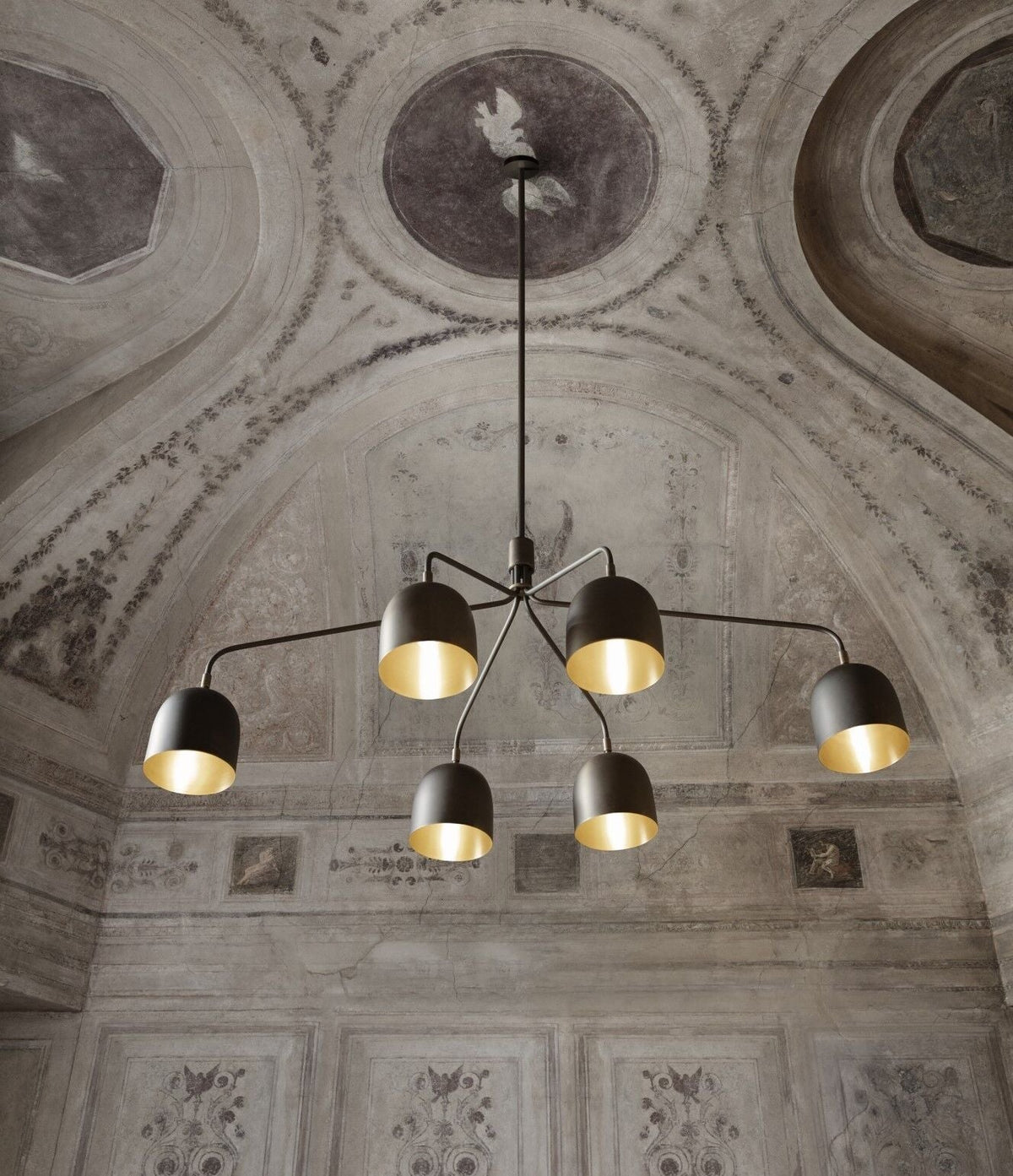 Howard Chandelier 6 Arm Gunmetal