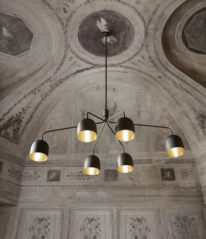 Howard Chandelier 6 Arm Gunmetal
