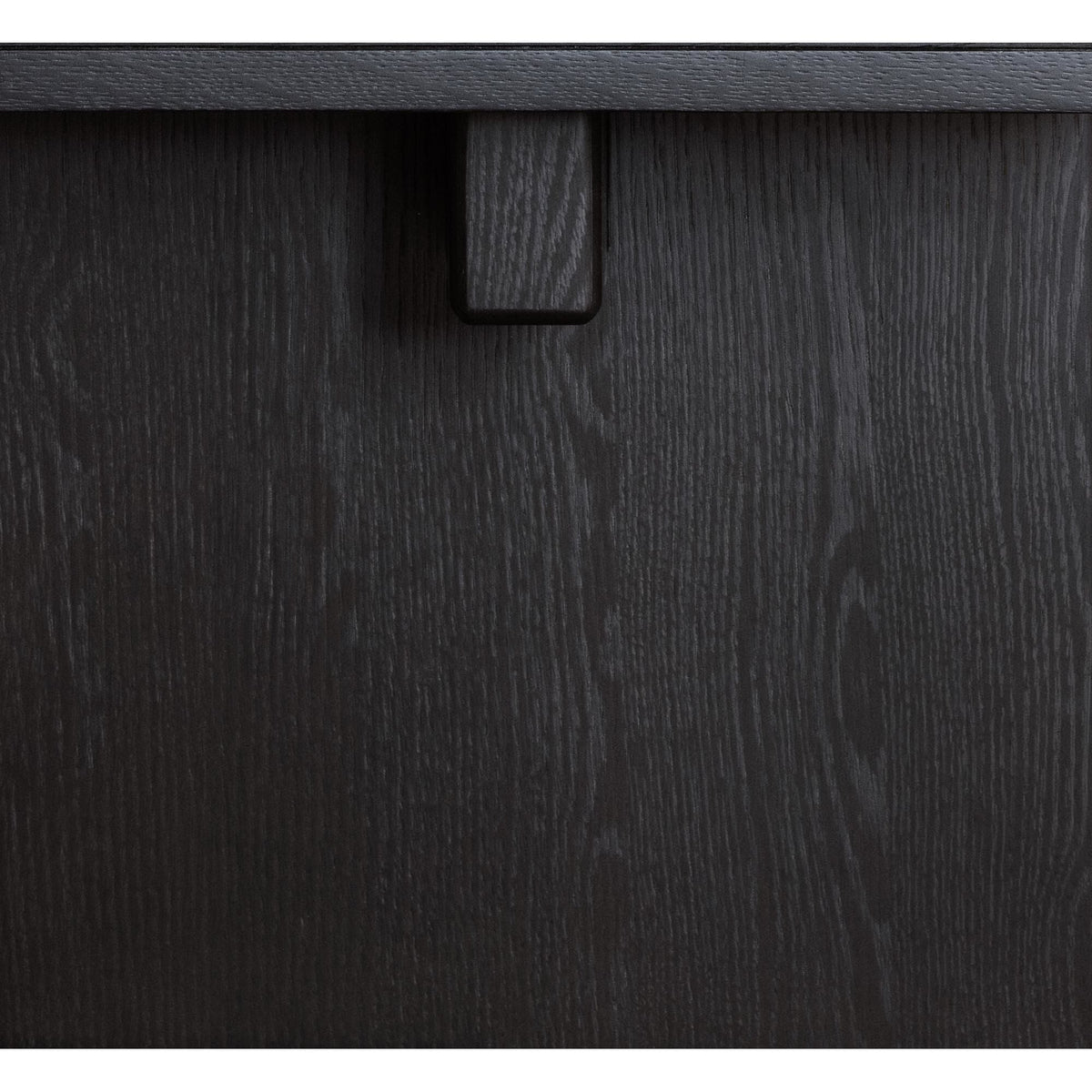 Private Desk Black Brown Stained Oak