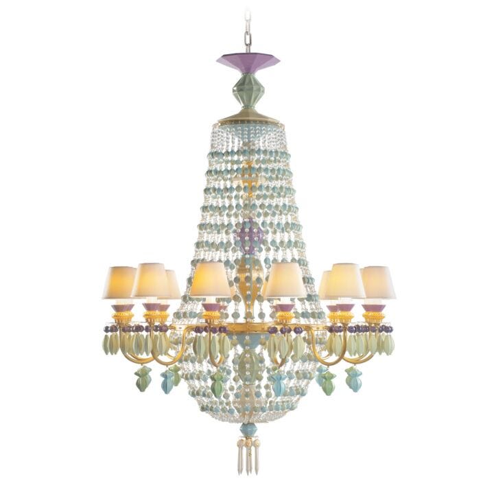 Winter Palace Côte d'Azur 12 Lights Chandelier (CE/UK/CCC) by Lladró