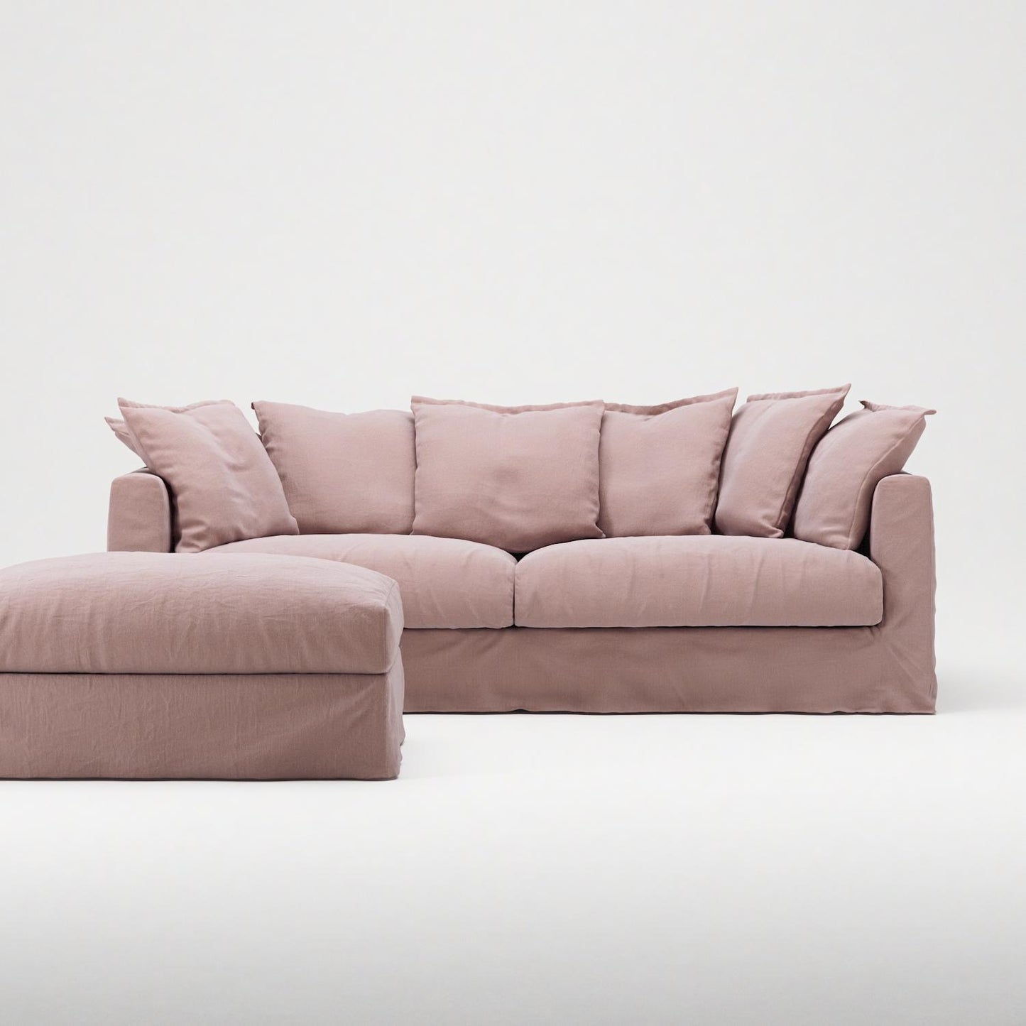 Decotique Le Grand Air Footstool Tender Blush