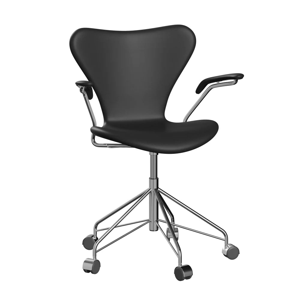 Series 7™ - 3217, Fully Upholstered height-adjustable swivel armchair - Leather