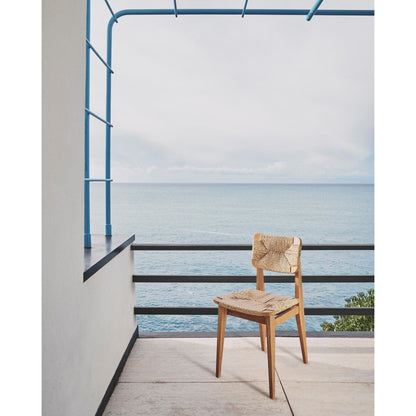 C-Chair Outdoor Dining Chair Natural Teak