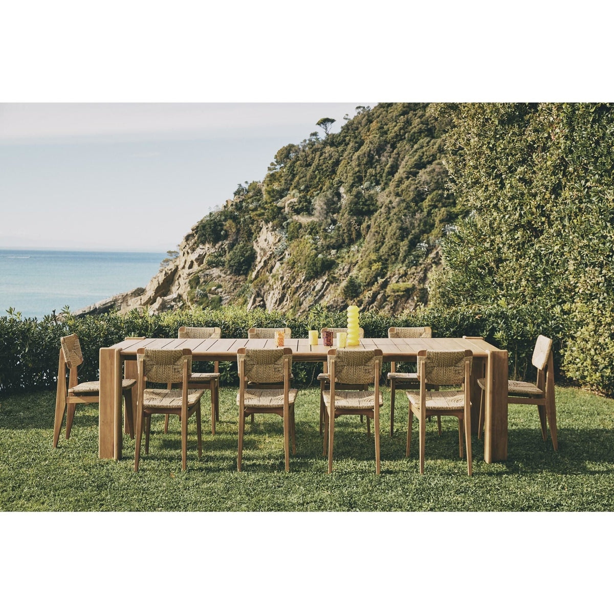 C-Chair Outdoor Dining Chair Natural Teak