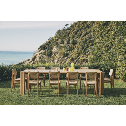 C-Chair Outdoor Dining Chair Natural Teak