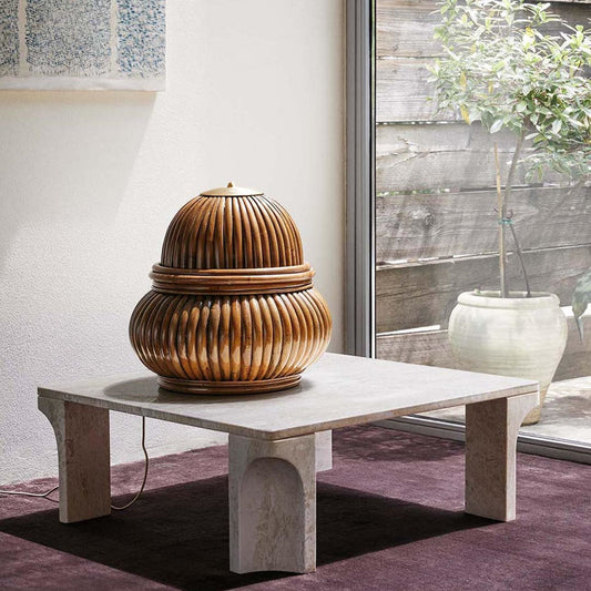 Doric Coffee Table Square 80 x 80 cm Neutral White