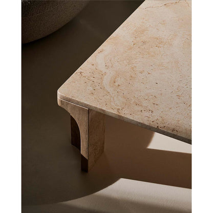 Doric Coffee Table Square 80 x 80 cm Neutral White