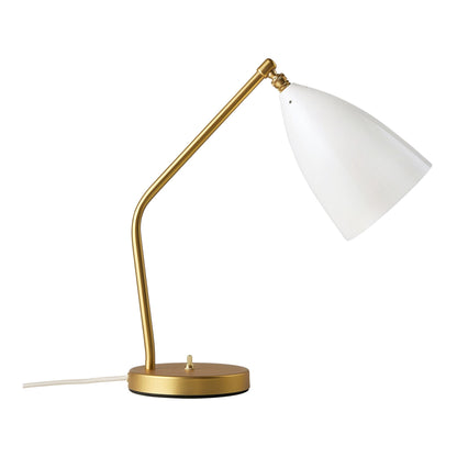 Gräshoppa Table Lamp Brass/ Canvas