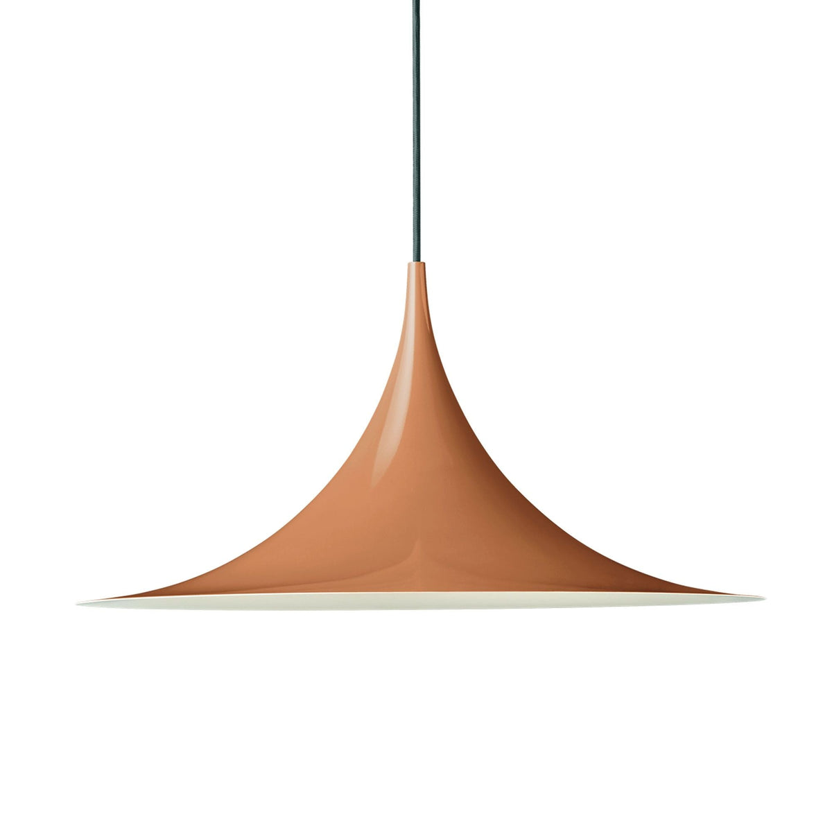 Semi Pendant Medium Blank Dark Cocoa