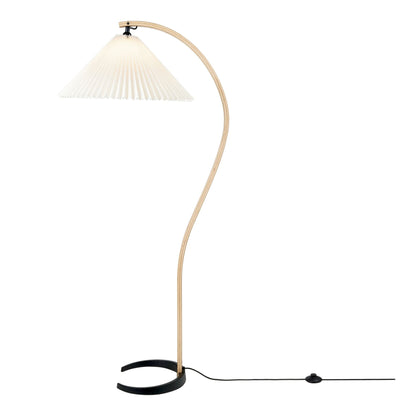 Timberline Floor Lamp Oak and Birch/ White