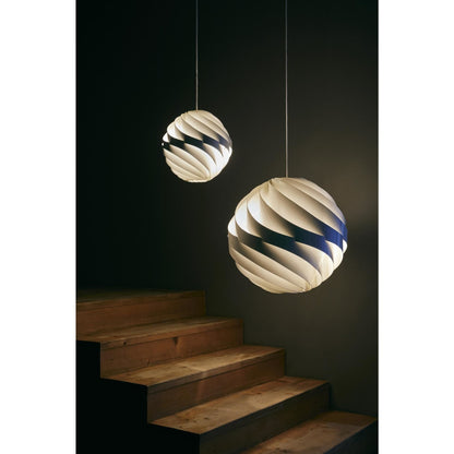 Turbo Pendant Glossy Alabaster White Small